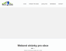 Tablet Screenshot of obcenawebu.cz